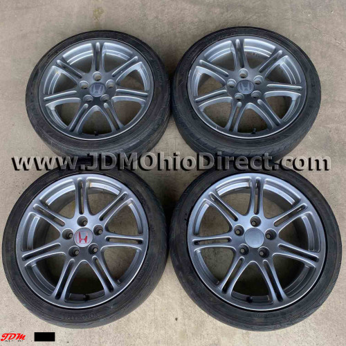 JDM EP3 Type R Gunmetal Wheels with Tires 